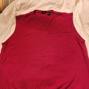 Izod mens xl sweater vest rec